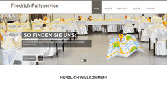 Desktop Screenshot of friedrich-partyservice.de